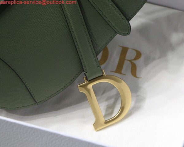 Replica Dior M0446 Saddle Bag Dior Calfskin Bag Green 4