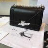 Replica Dior Diorama bag in black studed lambskin