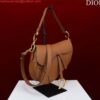 Replica Dior M0455 Saddle Bag With Strap Green Cross-Stitch Embroidery 2