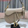 Replica Dior M0455 Saddle Bag With Strap Green Cross-Stitch Embroidery