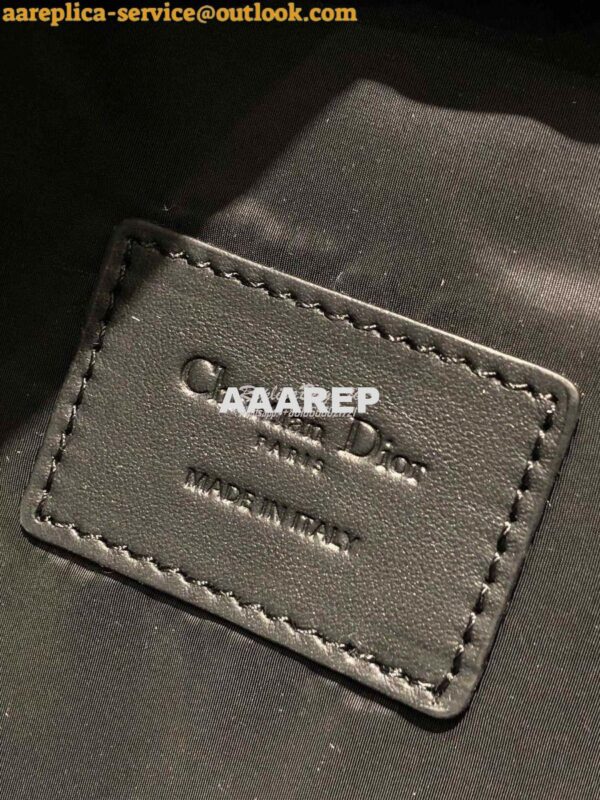 Replica Dior Diortravel Blue Oblique Technical Canvas Backpack 11