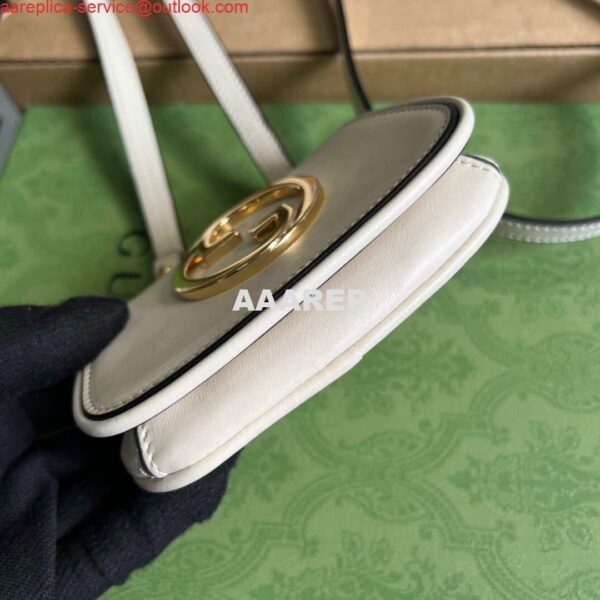 Replica Gucci 698635 Gucci Blondie Mini card case wallet White 7