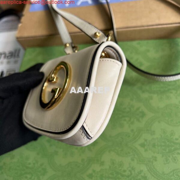 Replica Gucci 698635 Gucci Blondie Mini card case wallet White 8