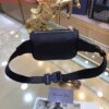 Replica Dior 1ADPO223 Saddle Belt Bag Dior Oblique Galaxy Leather Black and Beige 2