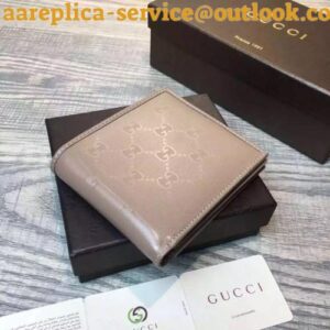 Replica Gucci bi-fold wallet 224124 gold 2