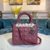 Replica Dior Lady Dior Medium Flap Cover Quilted in Cannage Lambskin L