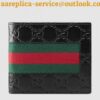 Replica Gucci Black Signature Leather Zippy Organizer Wallet