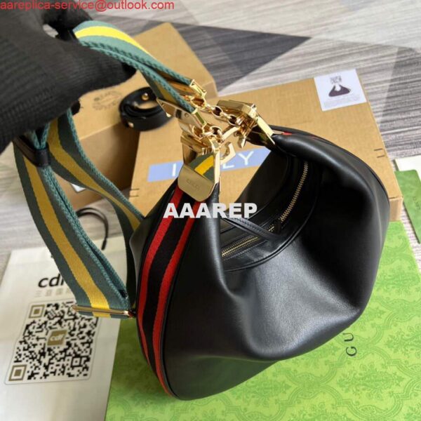 Replica Gucci 702823 Gucci Attache large shoulder bag Black 6