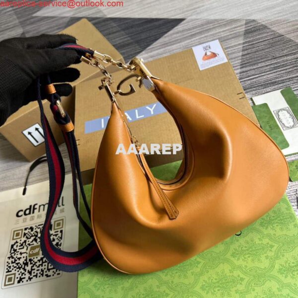 Replica Gucci 702823 Gucci Attache large shoulder bag Dark orange 3