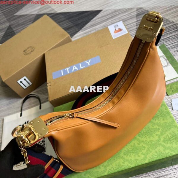 Replica Gucci 702823 Gucci Attache large shoulder bag Dark orange 6