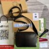 Replica Gucci 715771 Mini canvas top handle bag Gray and Black Original GG canvas 2