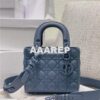 Replica Dior Lady Dior My ABCdior Bag in Latte Ultramatte Cannage Calf 2