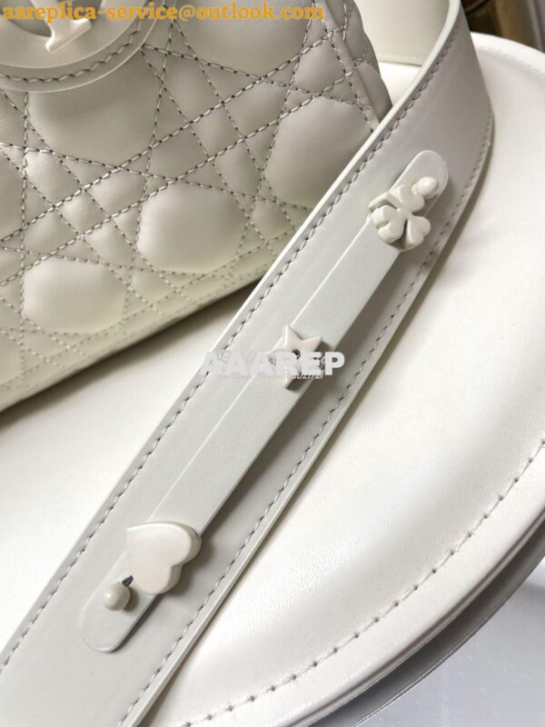 Replica Dior Lady Dior My ABCdior Bag in Latte Ultramatte Cannage Calf 3