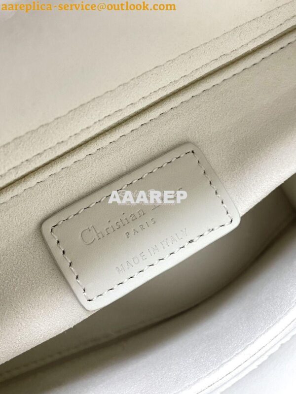 Replica Dior Lady Dior My ABCdior Bag in Latte Ultramatte Cannage Calf 8