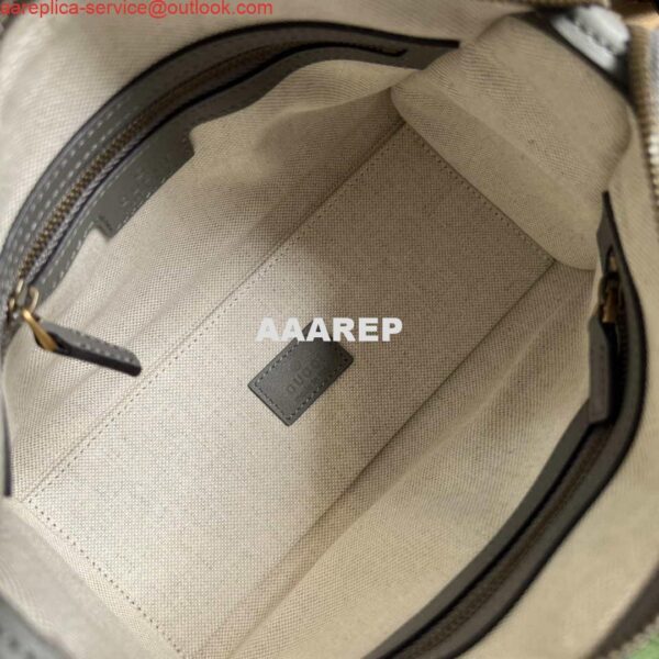 Replica Gucci 715771 Mini top handle bag with Double G Grey 8