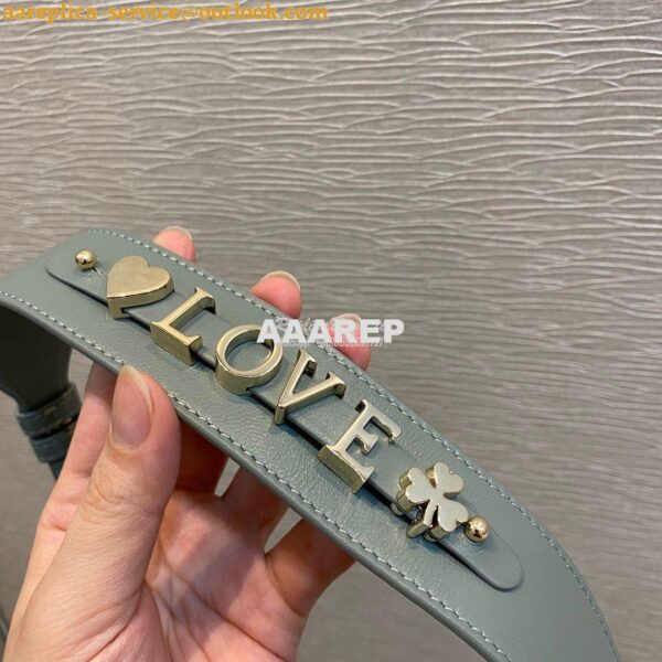 Replica Dior Lady Dior My ABCdior Lambskin Bag with Tonal Enamel Charm 5