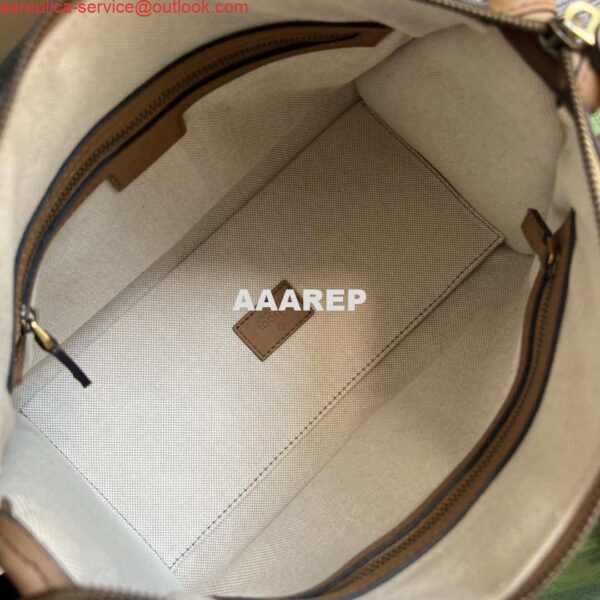 Replica Gucci 715772 Small top handle bag with Double G Light Brown 6