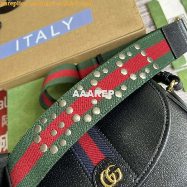 Replica Gucci 722117 Ophidia Mini Gg Shoulder Bag Black 6