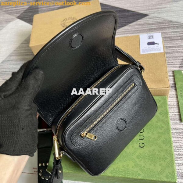 Replica Gucci 722117 Ophidia Mini Gg Shoulder Bag Black 7
