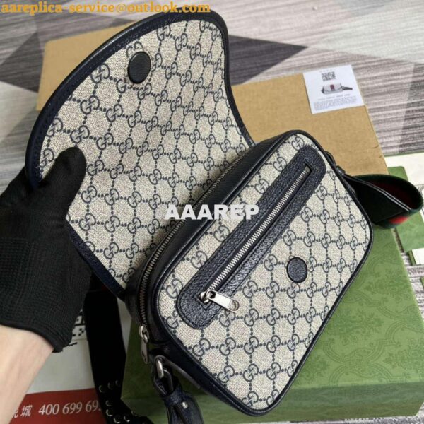 Replica Gucci 722117 Ophidia Mini Gg Shoulder Bag Blue 5
