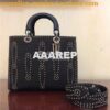 Replica Dior Lady Dior Pouch Lambskin Cannage S0855 Nude