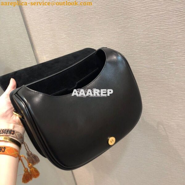 Replica Dior Large Bobby Bag Black Box Calfskin M9320U 9