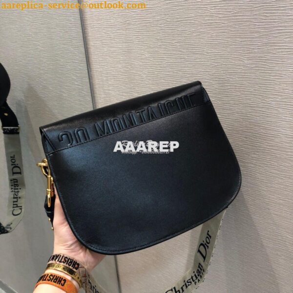 Replica Dior Large Bobby Bag Black Box Calfskin M9320U 12