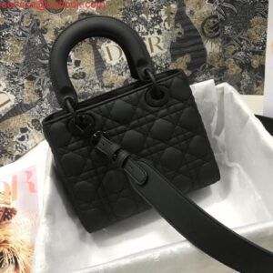 Replica Dior Small Lady My ABCDior Bag Lambskin M0538 logo black