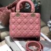 Replica Dior Small Lady My ABCDior Bag Lambskin M0538 logo pink