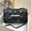 Replica Dior Large Caro Bag Latte Quilted Macrocannage Calfskin with R 2