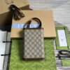 Replica Gucci 724358 GG Top Handle Wallet Black