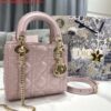 Replica Dior M0505 Mini Dior Lady Bag Pink Cannage Lambskin