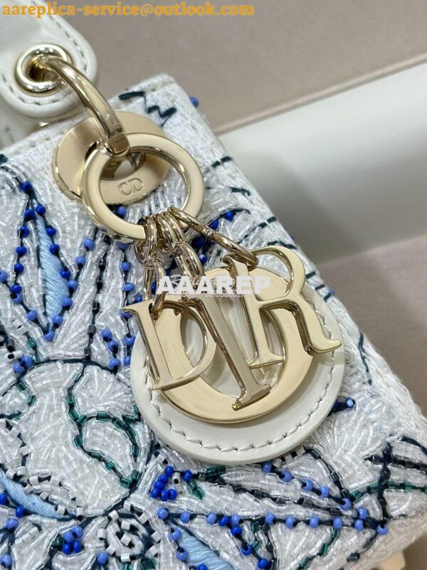 Replica Dior Limited Edition Micro Lady Dior Bag Lambskin and Satin Be 4