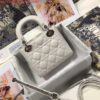 Replica Dior M0505 Mini Dior Lady Bag White Embroidered white resin beads 2