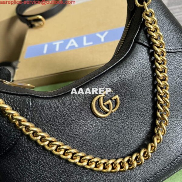 Replica Gucci 731817 Aphrodite Small Shoulder Bag Black 4