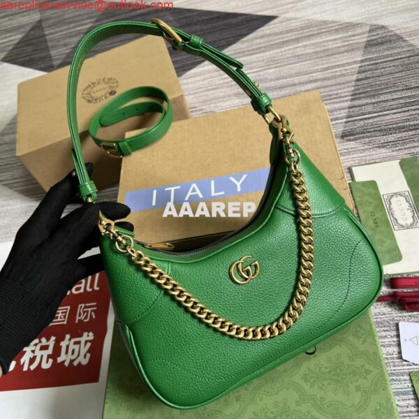 Replica Gucci 731817 Aphrodite Small Shoulder Bag Green 3