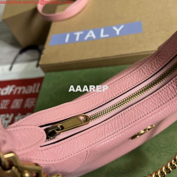 Replica Gucci 731817 Aphrodite Small Shoulder Bag Light pink 5