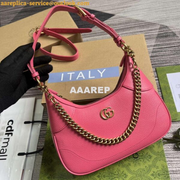 Replica Gucci 731817 Aphrodite Small Shoulder Bag Pink 3