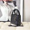 Replica Dior MICRO LADY Dior Bag S0856 White Patent Cannage Lambskin