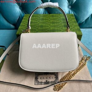 Replica Gucci 735101 Gucci Blondie Top-handle Bag White