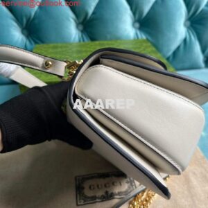 Replica Gucci 735101 Gucci Blondie Top-handle Bag White 2