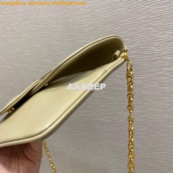 Replica Dior Medium DiorDouble Bag Beige Calfskin M8641 7