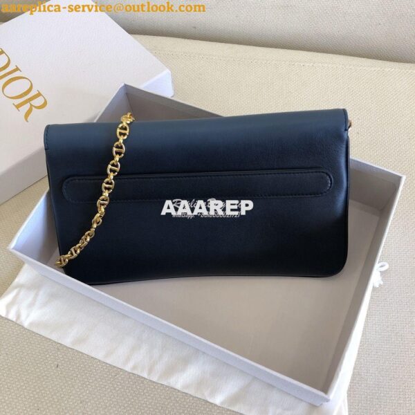 Replica Dior Medium DiorDouble Bag Blue Gradient Calfskin M8641 3