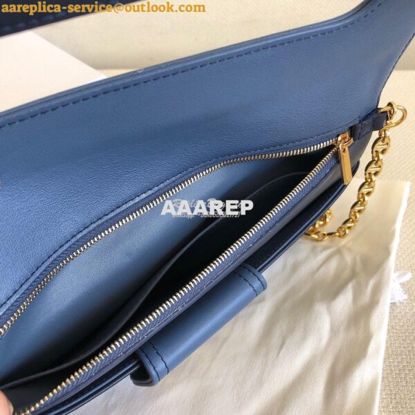 Replica Dior Medium DiorDouble Bag Blue Gradient Calfskin M8641 7