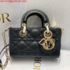 Replica Dior S0856 MICRO LADY Dior Bag Yellow Cannage Lambskin