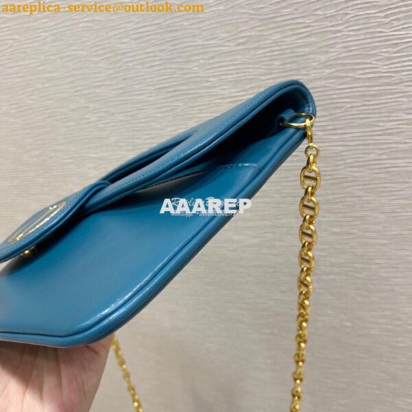 Replica Dior Medium DiorDouble Bag Ocean Calfskin M8641 7