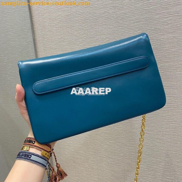 Replica Dior Medium DiorDouble Bag Ocean Calfskin M8641 9