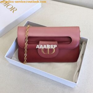Replica Dior Medium DiorDouble Bag Pink Gradient Calfskin M8641