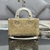 Replica Dior S0910 Micro Lady D-joy Bag Sand Colored Cannage Lambskin 2