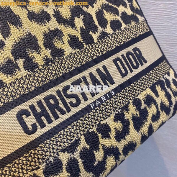 Replica Dior Medium Lady D-Lite Bag Beige Multicolor Mizza Embroidery 3